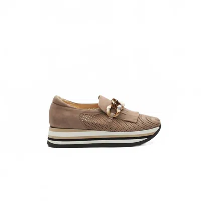 Softwaves Women's Cadie Tassel Loafer In Taupe Suede