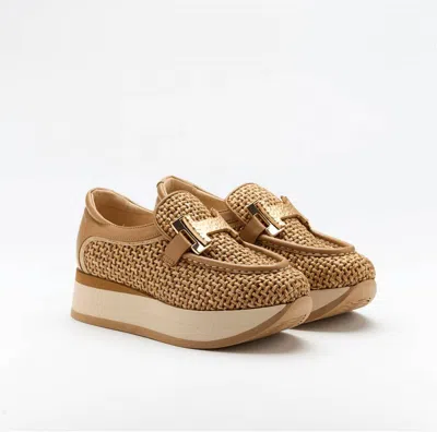 Softwaves Women's Camille Noisette Loafer In Tan In Gold