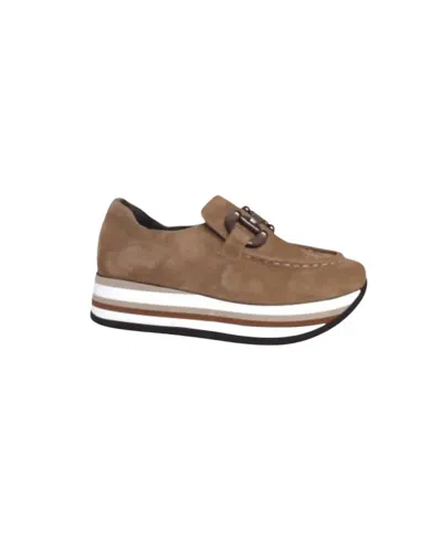 Softwaves Women's Catlin Wedge Loafers In Cuoio In Brown