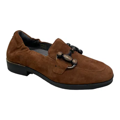 Softwaves Women's Gladis Loafers In Cognac In Green