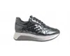 Softwaves Women's Krissa Woven Tie Sneakers In Anthracite In Gray