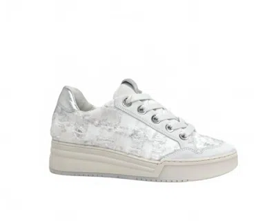 Softwaves Women's Leona Velour Sneakers In Ice In Blue