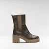Softwaves Women's Margo Boots In Metal Taupe