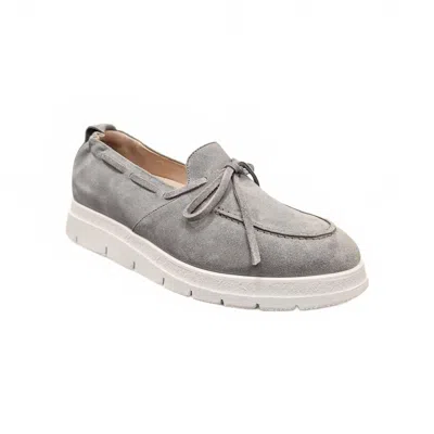 Softwaves Women's Mikela Loafer With Laces In Grey