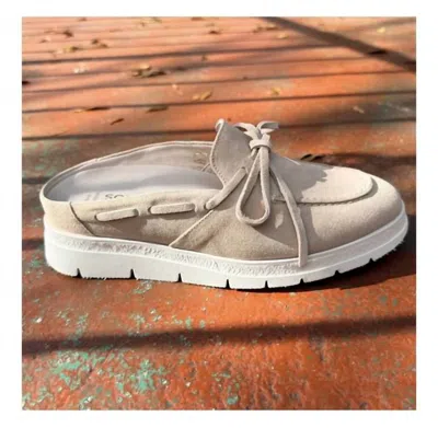 Softwaves Women's Milana Mule In Lino In Neutral