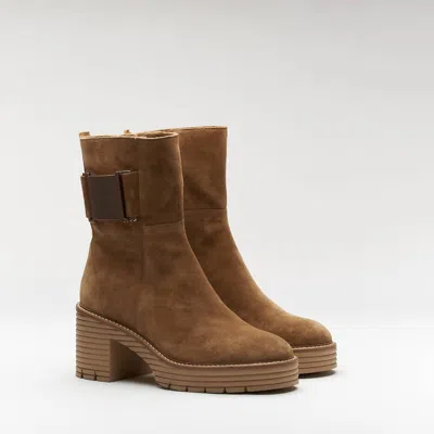 Softwaves Women's Montez Boots In Cuoio In Brown