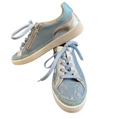 Softwaves Women's Page Sneakers In Azure/silver