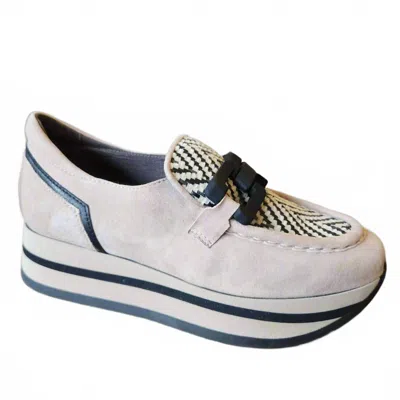 Softwaves Women's Platform Loafer In Cream In Neutral