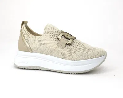 Softwaves Women's Simone Knit Platform Shoes In Sand/platino In Multi