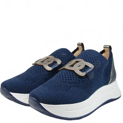 Softwaves Women's Simone Shoe In Ink Pewter In Blue