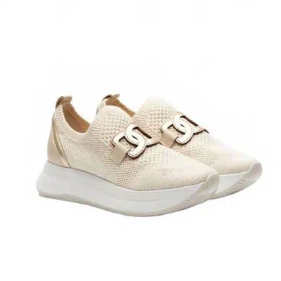 Softwaves Women's Simone Sneaker In Sand Platino In Neutral