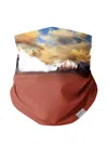 Soggle Mountain-print Neck Warmer In Multi