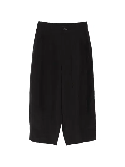 Soh Button-fastening Palazzo Pants In Black