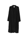 Soh Button-up Coat In Black