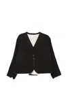 Soh Check-pattern Button-down Blazer In Brown
