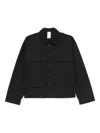 Soh Chest-pocket Jacket In Black