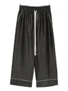Soh Drawstring Trousers In Black