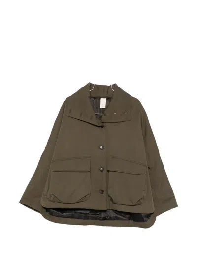 Soh Flap-pocket Jacket In Green