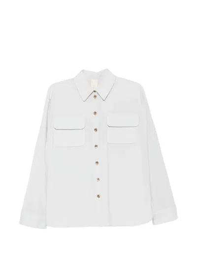 Soh Flap-pocket Shirt In White