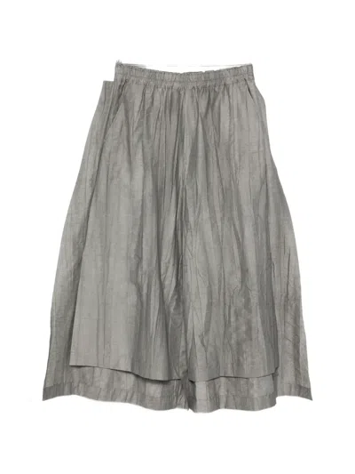 Soh Layered Palazzo Pants In Gray