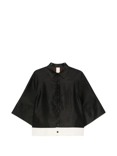 Soh Silk Blouse In Black