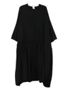 Soh Striped Dress In Black