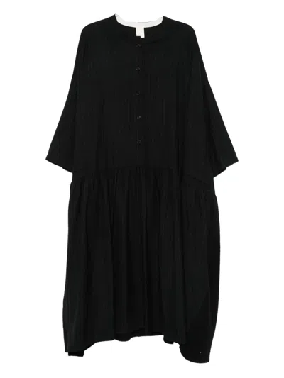 Soh Striped Dress In Black