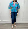 Sohana Moda Top In Azure