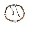 Sohavi Men's Black / Brown / Silver I Am Brave Bracelet Silver