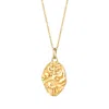 Sohavi Women's Gold Ancient Indian Coin Necklace