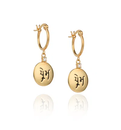 Sohavi Women's Gold Prem Earrings