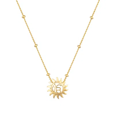Sohavi Women's Gold Suraj Necklace