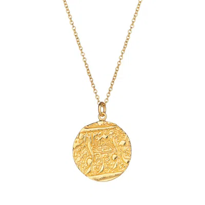 Sohavi Women's Gold Truth Coin Necklace