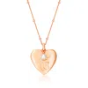 Sohavi Women's Heart Of Rose Gold