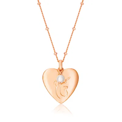 Sohavi Women's Heart Of Rose Gold