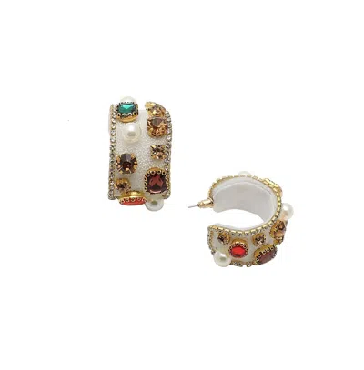 Sohi Abstract Contemporary Hoop Earring