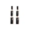 Sohi Bar Stone Drop Earrings In Black