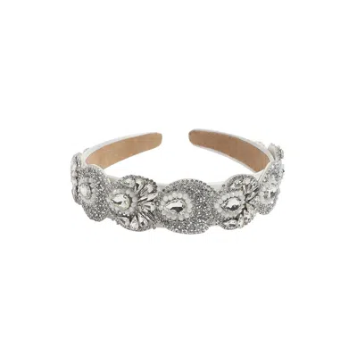 Sohi Baroque Hairband In Silver