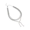 Sohi Bling Multi-layer Necklace In Metallic