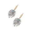 Sohi Blue Color Gold Plated Party Designer Stone Drop Earring For Women In Blue