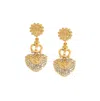 Sohi Casual Drop Earrings In Gold