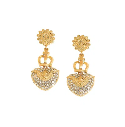 Sohi Casual Drop Earrings In Gold