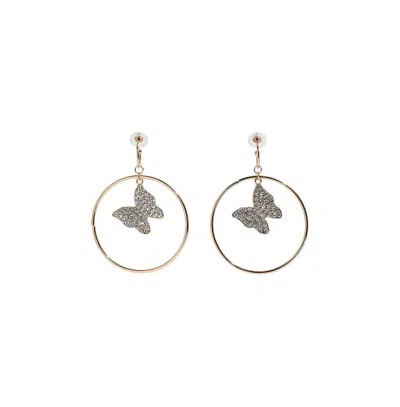 Sohi Casual Drop Earrings In Silver