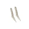 Sohi Casual Drop Earrings In Silver