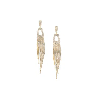 Sohi Casual Drop Earrings In Silver