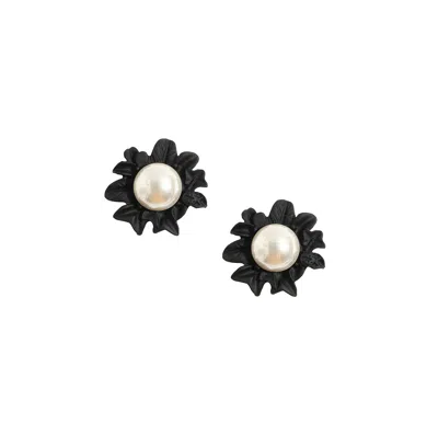 Sohi Casual Stud Earrings In Black