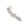 Sohi Chunky Crystal Choker Necklace In Silver
