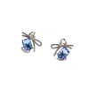 Sohi Crystal-bow Stud Earrings