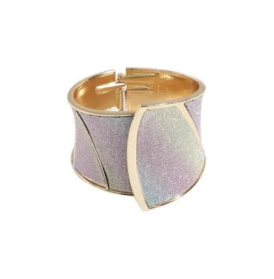 Sohi Crystal Ombre Cuff Bracelet