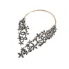 Sohi Crytstal-cluster Statement Necklace